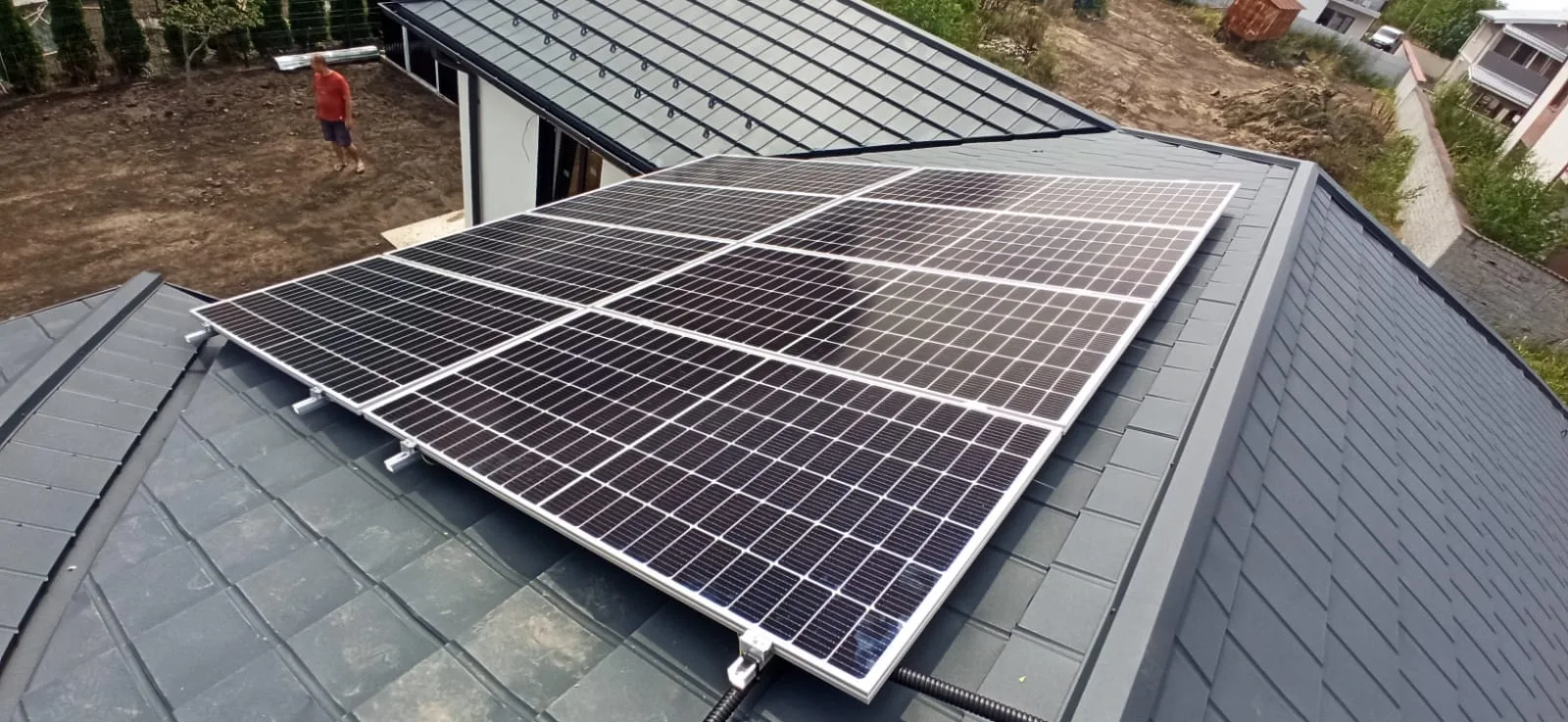Instalatie Fotovoltaica On-Grid | Conectata – 8kW — Domnesti, Ilfov, fotografia 8