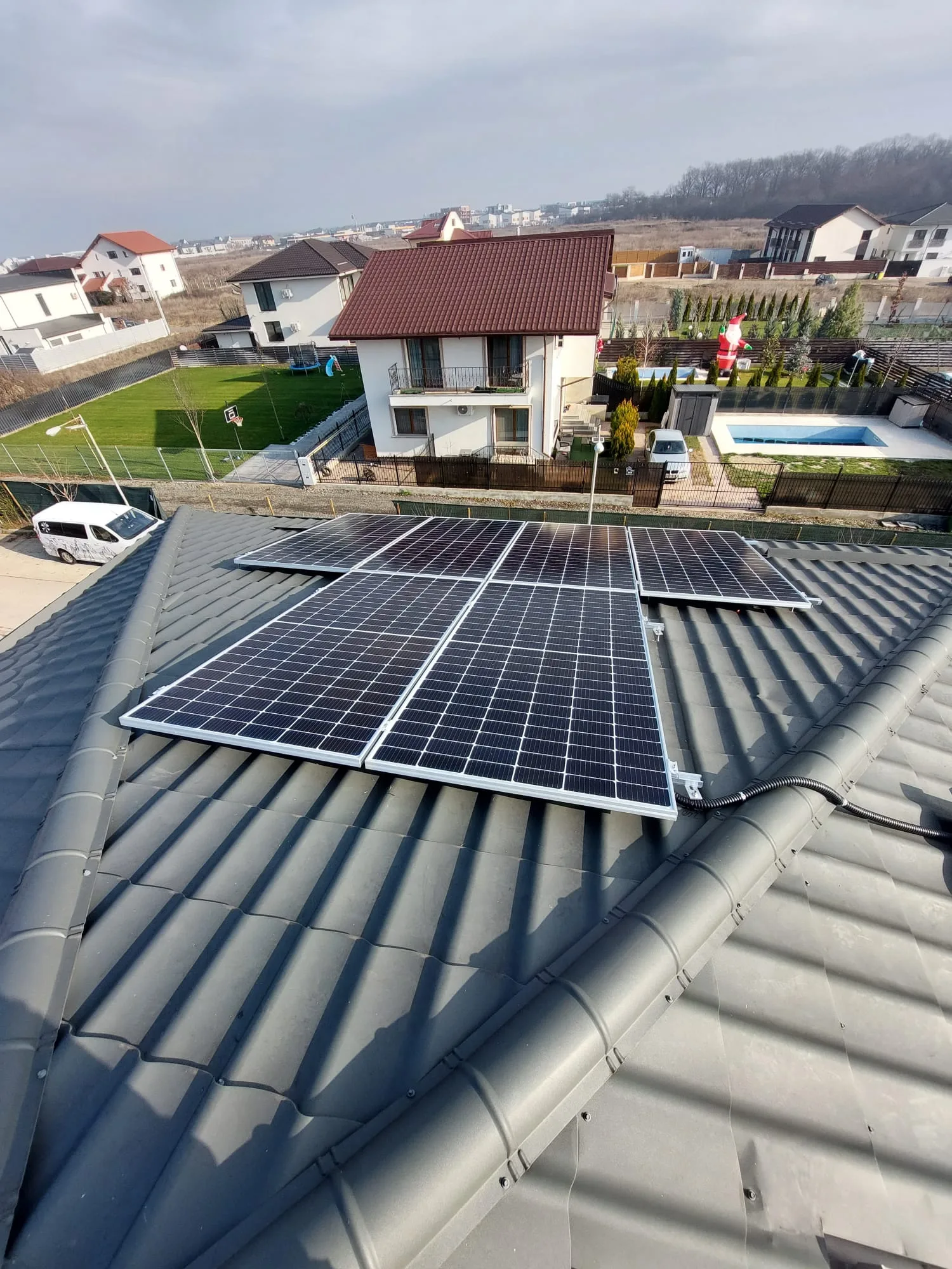 Instalatie Fotovoltaica On-Grid | Conectata – 8kW — Otopeni, Ilfov, fotografia 6