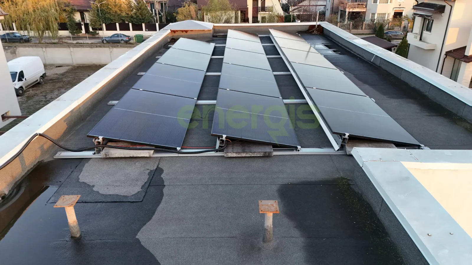 Instalatie Fotovoltaica On-Grid | Conectata – 6kW — București, București, fotografia 2
