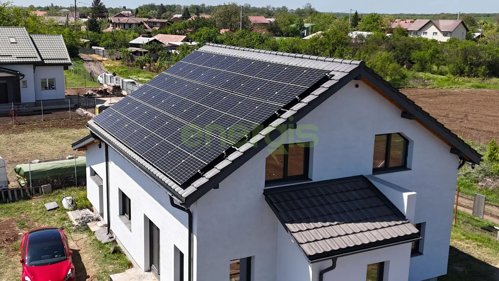 Instalatie Fotovoltaica Hybrid Fronius | Conectata – 10kW — Căciulați, Ilfov, fotografia 4